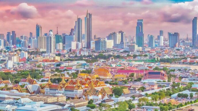 Bangkok – přímý let z Vídně